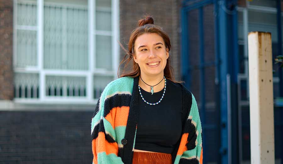 Lucy Simpson, PGCE student smiling